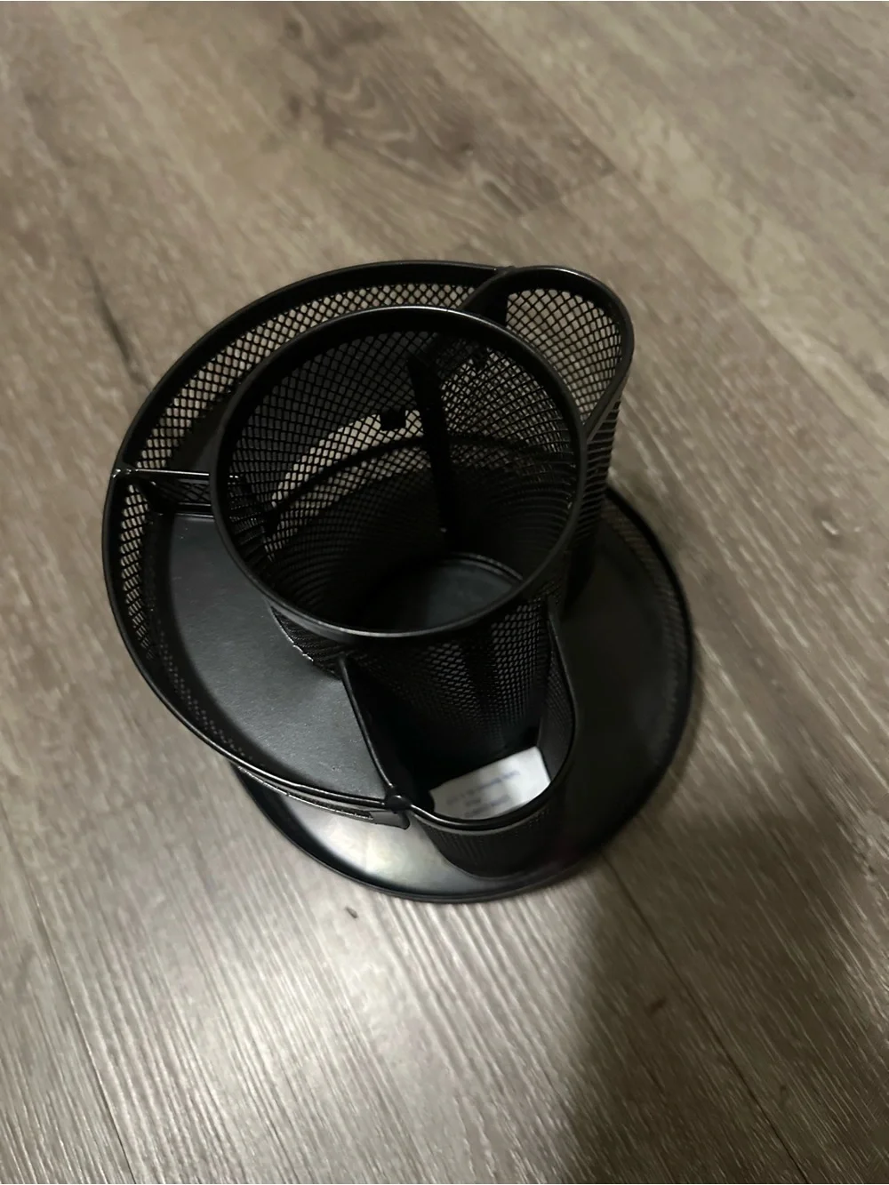 Rolodex Black Mesh Rotating Pencil Cup Organizer
